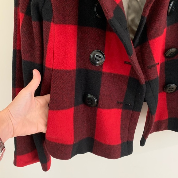Buffalo plaid button down jacket - Picture 2 of 5